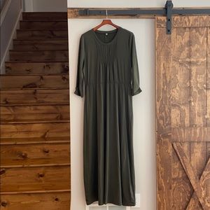 Olive Green Maxi Dress
